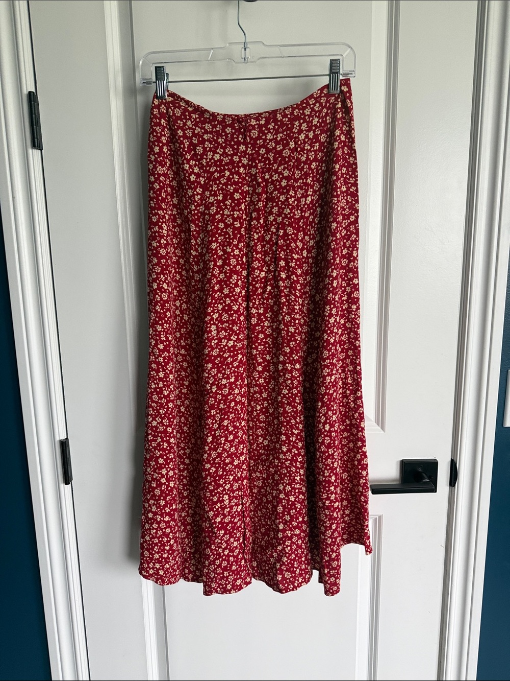 Reformation Red Floral Maxi Skirt - Picture 4 of 6